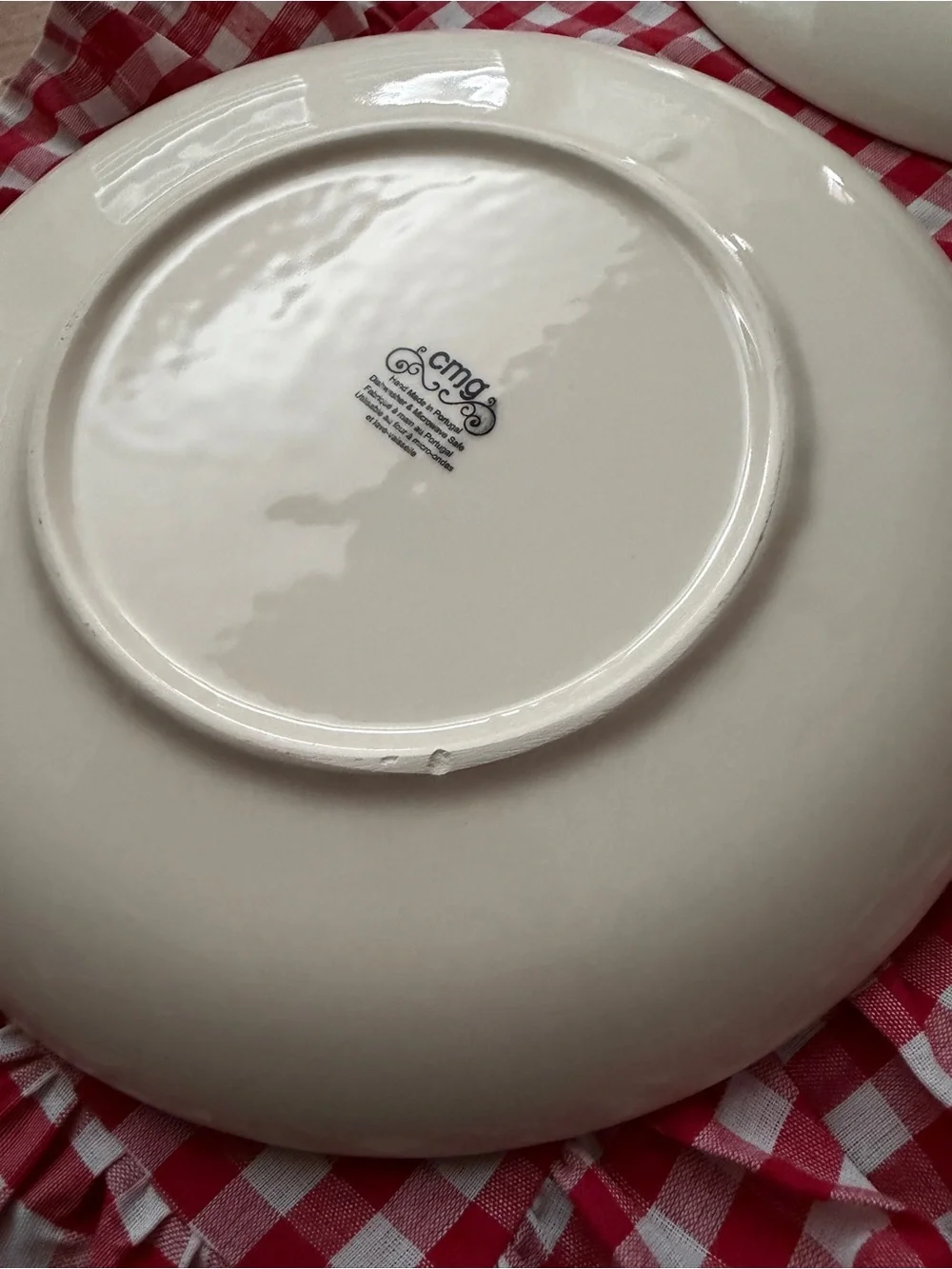 Christmas Tree Dinner Plates - Green & Red
